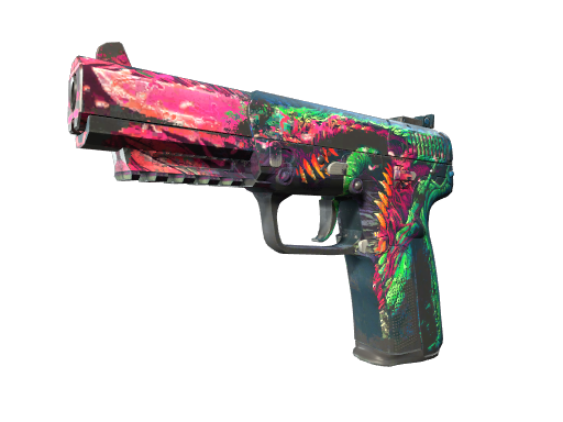 Five-SeveN | Hyper Beast (Battle-Scarred)