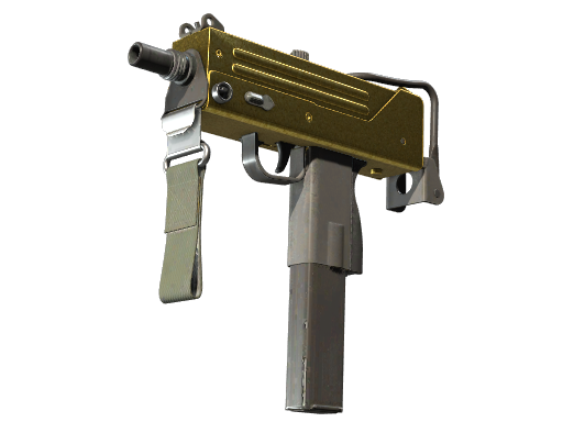 MAC-10 | Gold Brick (Minimal Wear)