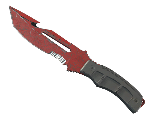 ★ Survival Knife | Crimson Web (Battle-Scarred)