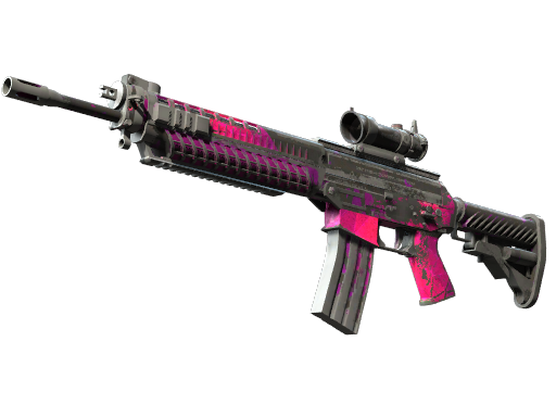 SG 553 | Pulse (Battle-Scarred)