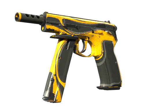 CZ75-Auto | Yellow Jacket (Battle-Scarred)