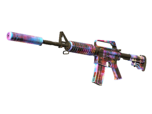 M4A1-S | Glitched Paint (Minimal Wear)