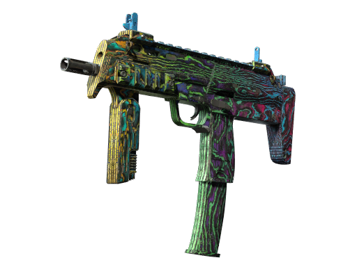 MP7 | Neon Ply (Battle-Scarred)