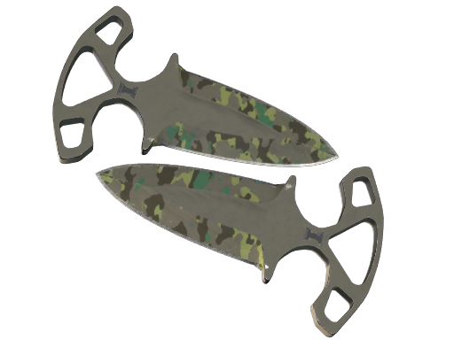 ★ Shadow Daggers | Boreal Forest (Well-Worn)