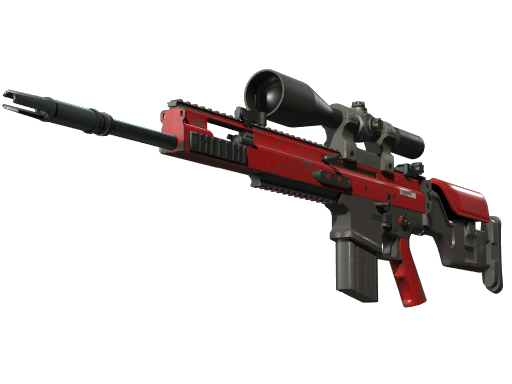 SCAR-20 | Crimson Web (Minimal Wear)