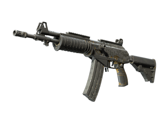 Galil AR | Metallic Squeezer (Battle-Scarred)