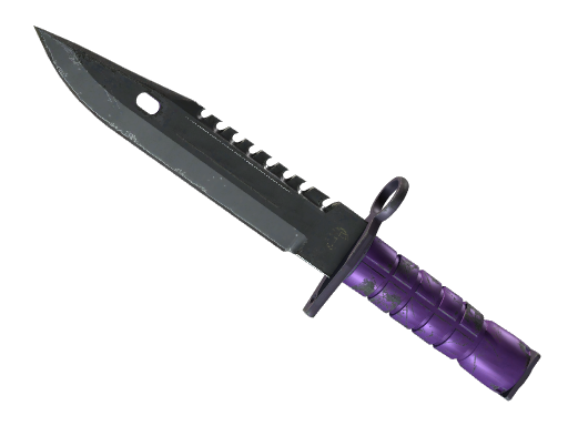 ★ StatTrak™ M9 Bayonet | Ultraviolet (Well-Worn)