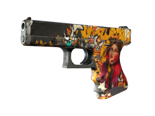 StatTrak™ Glock-18 | Bullet Queen (Battle-Scarred)