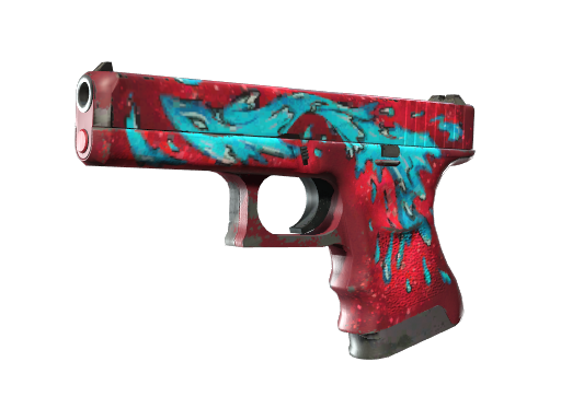 Glock-18 | Water Elemental (Well-Worn)