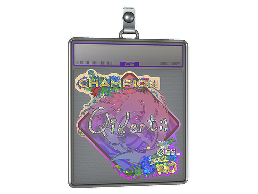 Sticker Slab | qikert (Glitter, Champion) | Rio 2022