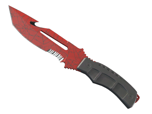 ★ Survival Knife | Crimson Web (Minimal Wear)