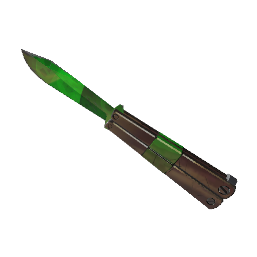 Health and Hell (Green) Knife (Minimal Wear)